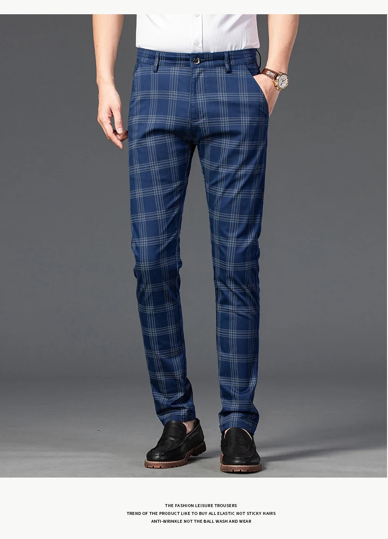 Udine Plaid Tailored Pant