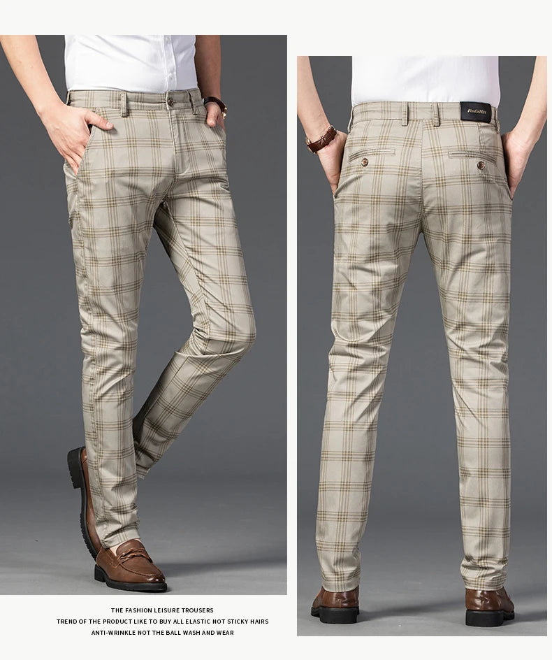 Udine Plaid Tailored Pant