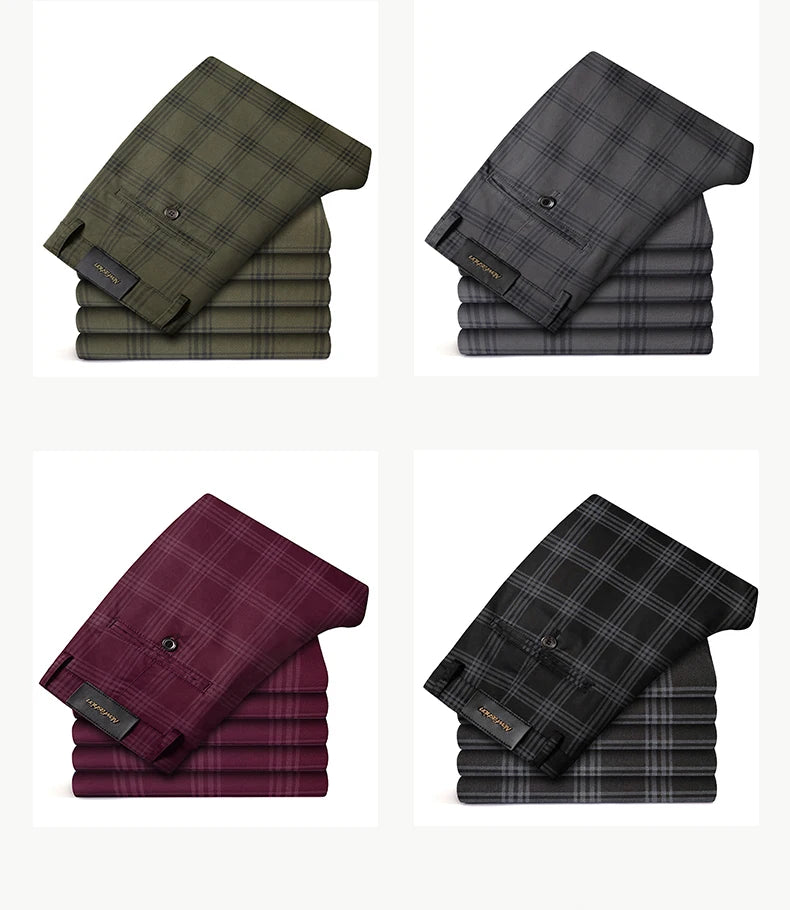 Udine Plaid Tailored Pant