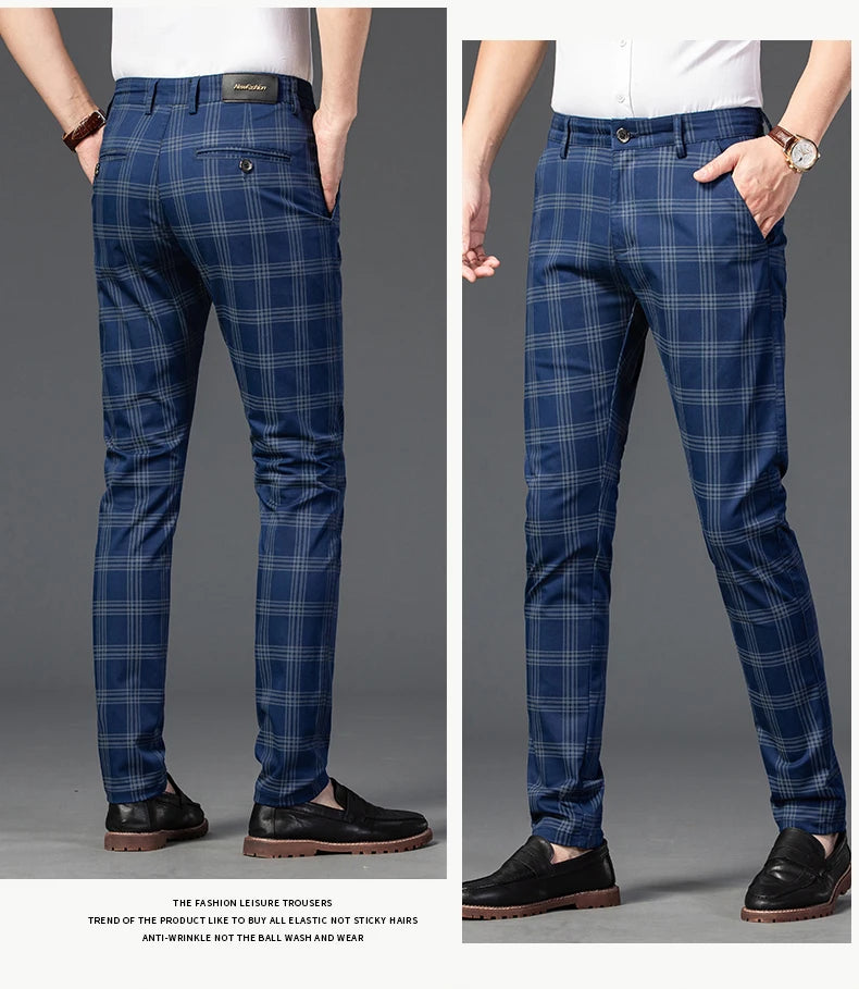 Udine Plaid Tailored Pant