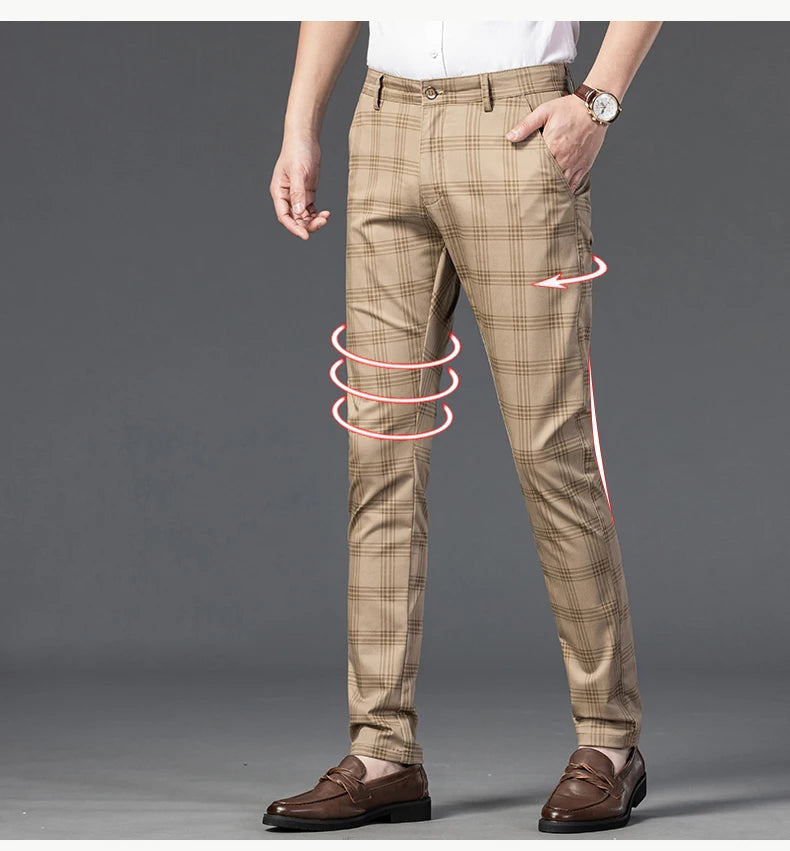 Udine Plaid Tailored Pant