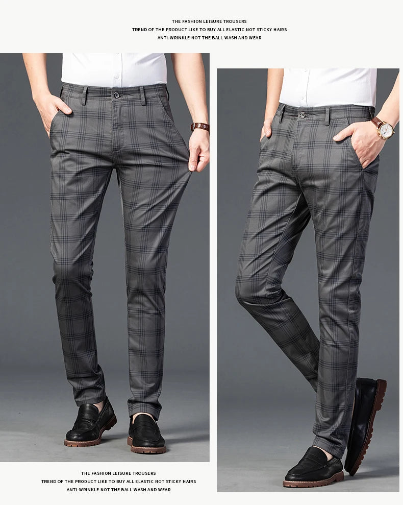 Udine Plaid Tailored Pant