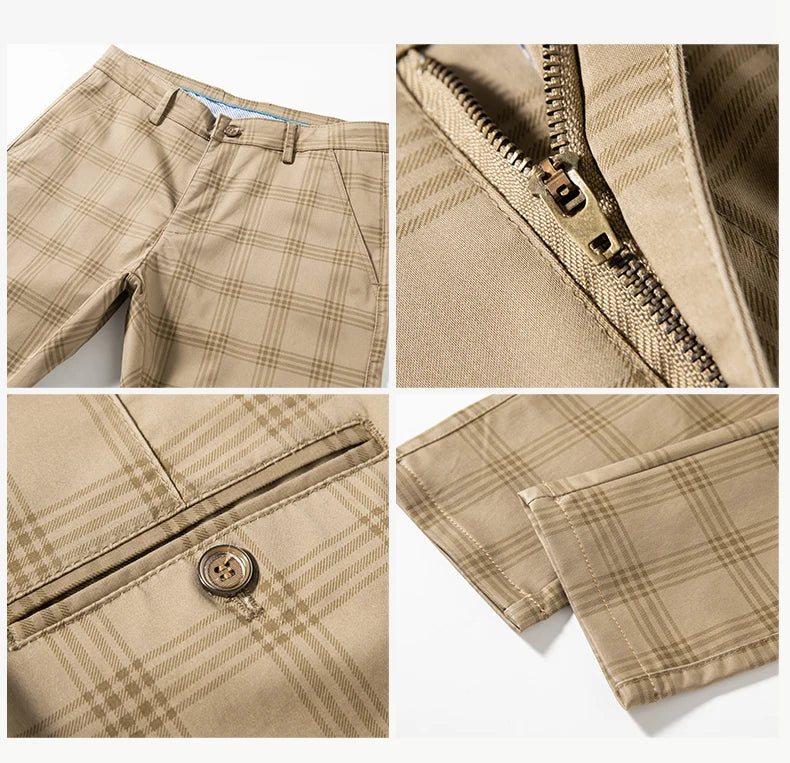 Udine Plaid Tailored Pant