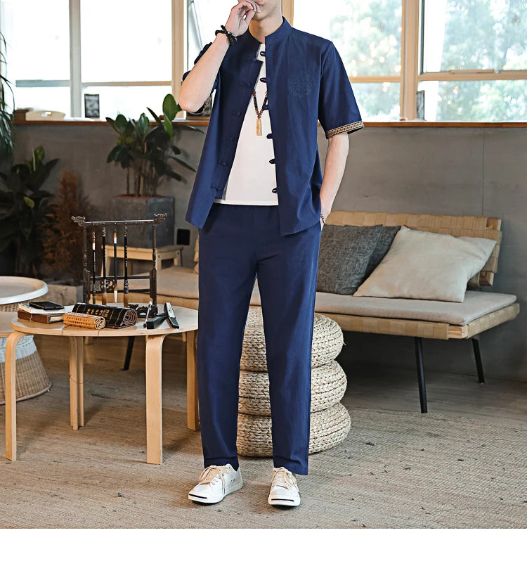 Capri Linen Relaxed Set