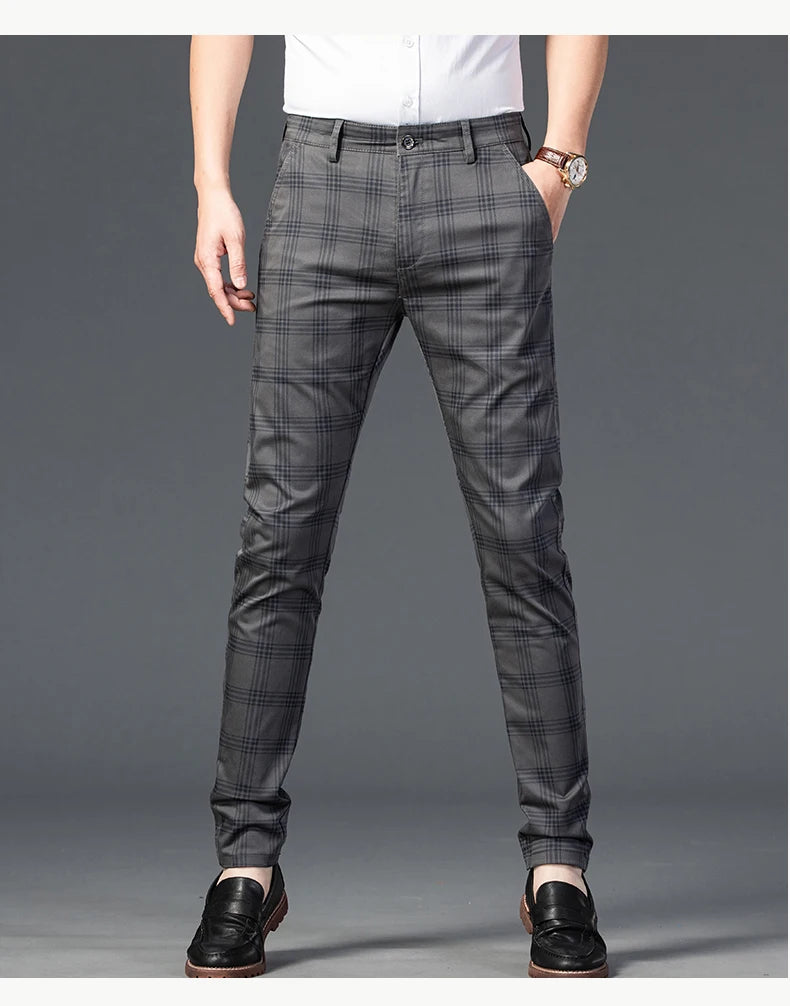 Udine Plaid Tailored Pant
