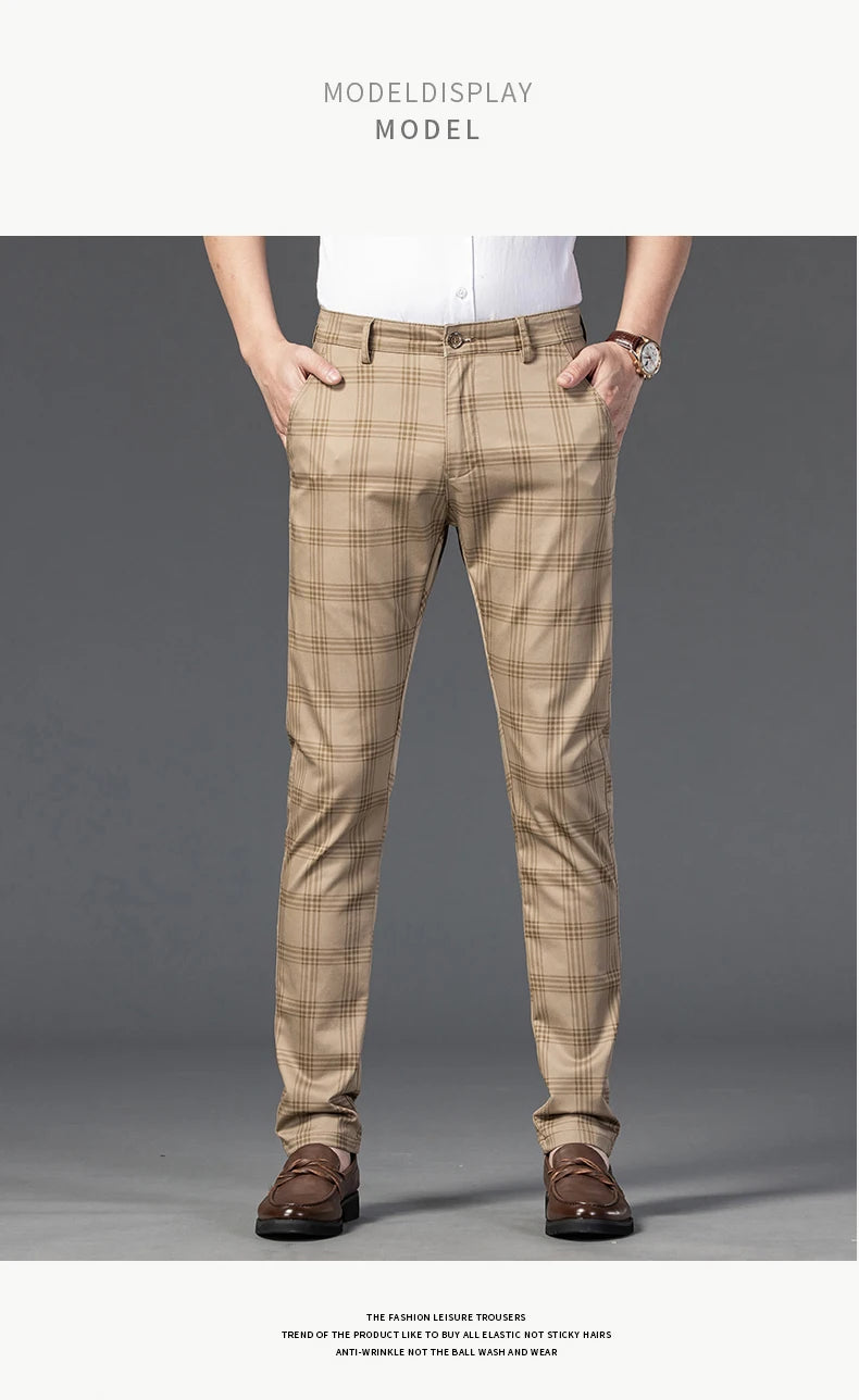 Udine Plaid Tailored Pant