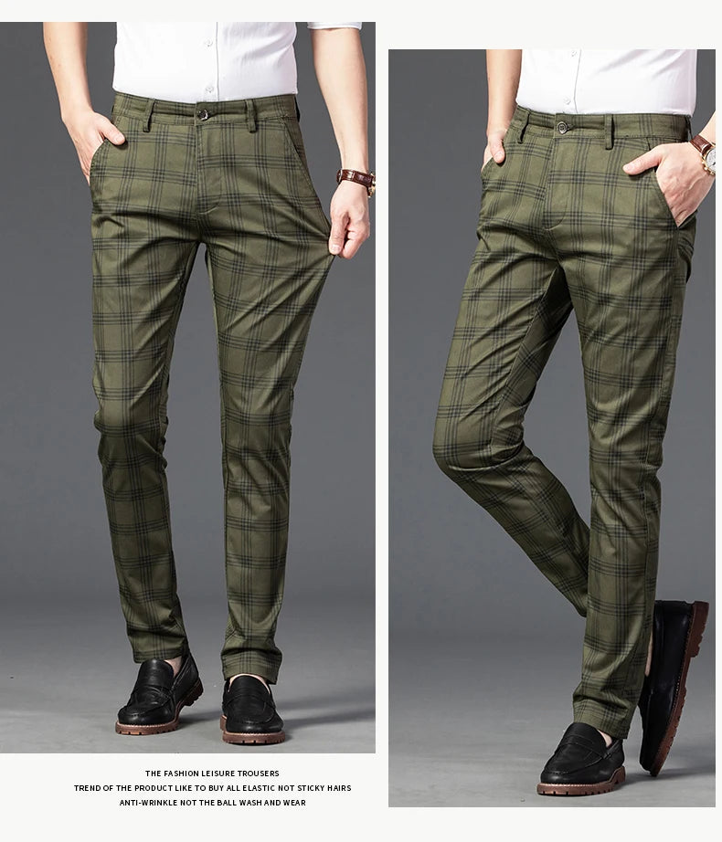 Udine Plaid Tailored Pant