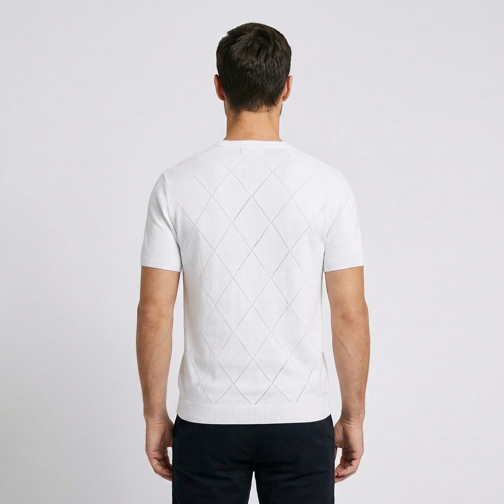 L’Aquila Diamond Knit Tee