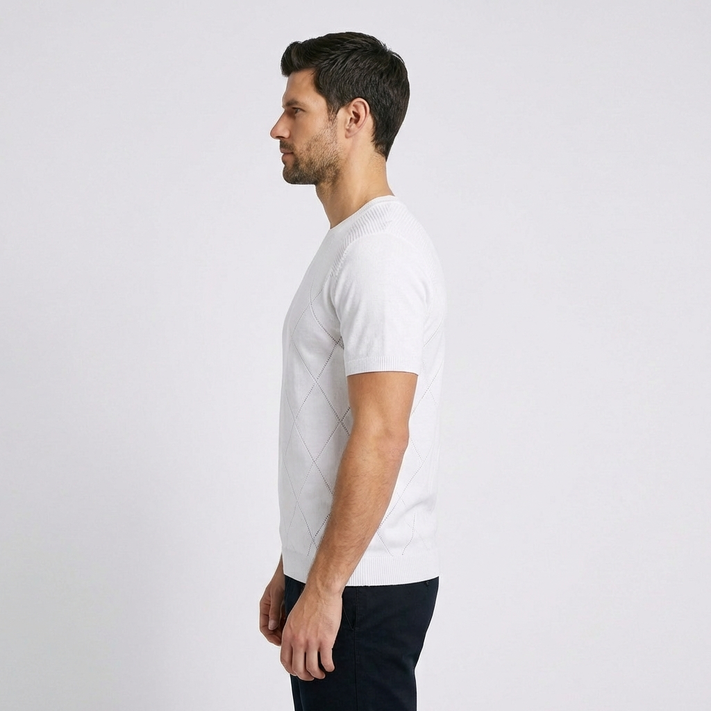 L’Aquila Diamond Knit Tee