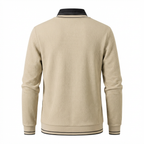 Le Marche Collared Neck Ribbed Sweater