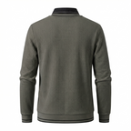 Le Marche Collared Neck Ribbed Sweater
