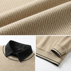 Le Marche Collared Neck Ribbed Sweater