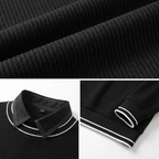 Le Marche Collared Neck Ribbed Sweater