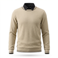 Le Marche Collared Neck Ribbed Sweater