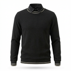 Le Marche Collared Neck Ribbed Sweater