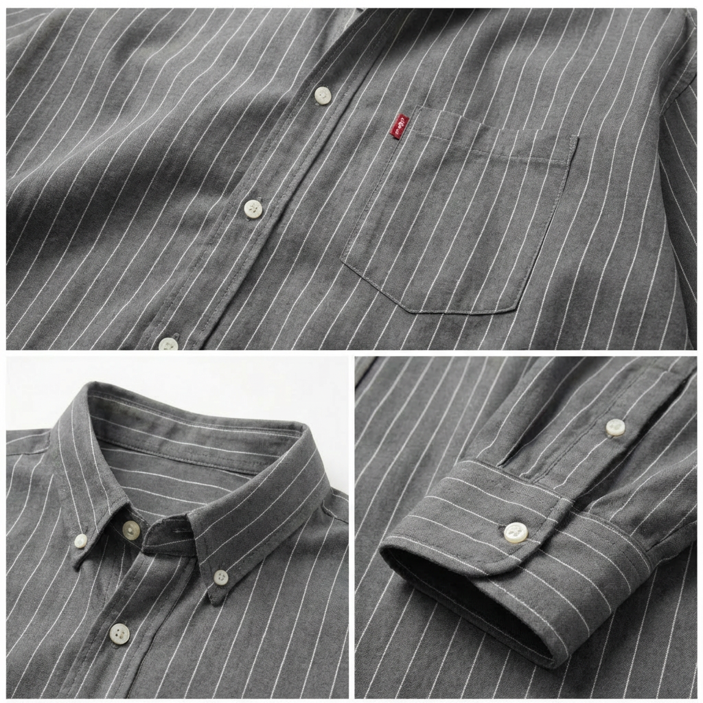 Leandro Classic Striped Shirt