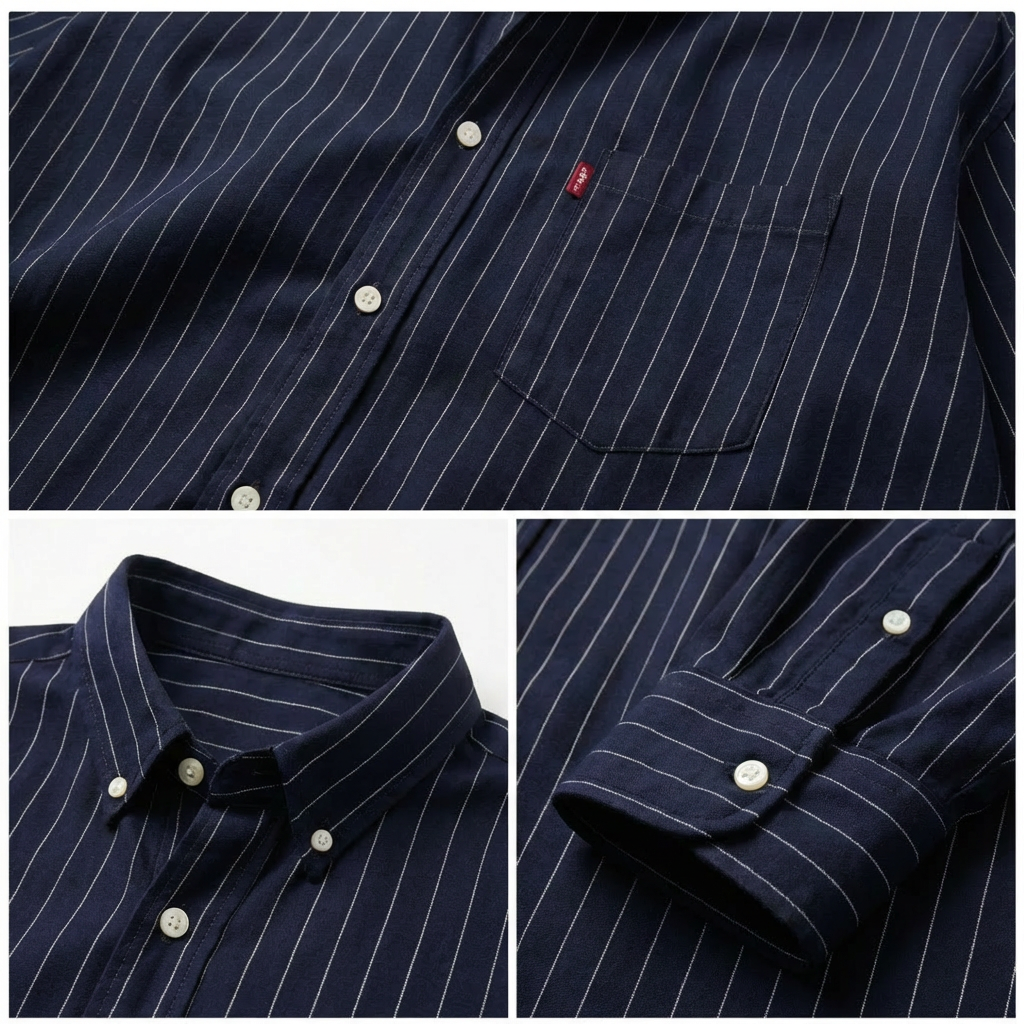 Leandro Classic Striped Shirt