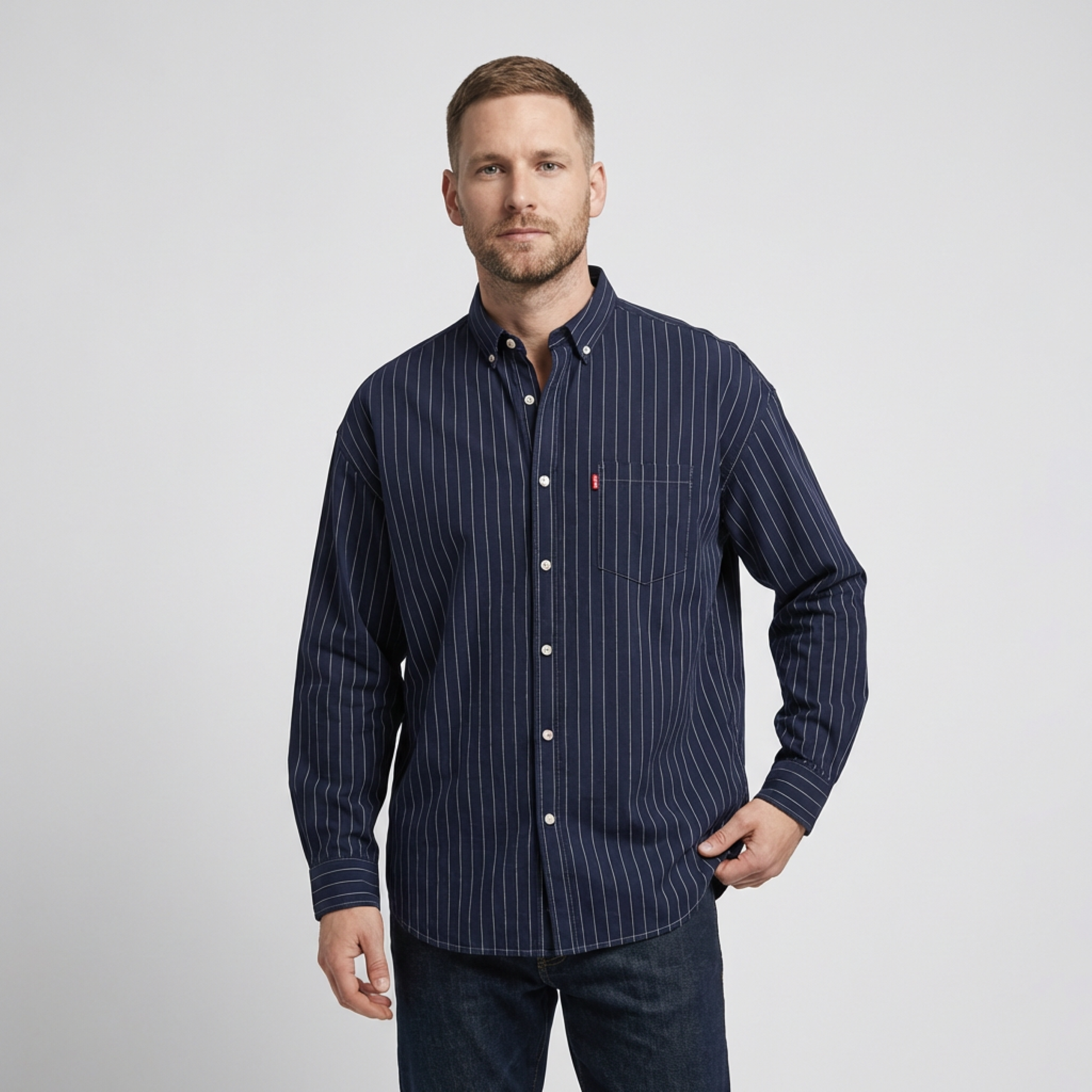 Leandro Classic Striped Shirt