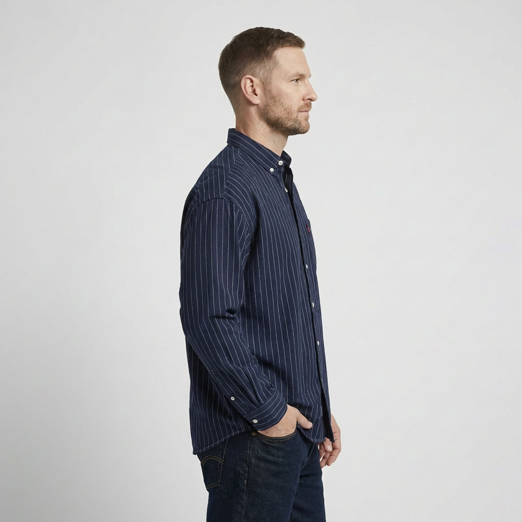 Leandro Classic Striped Shirt