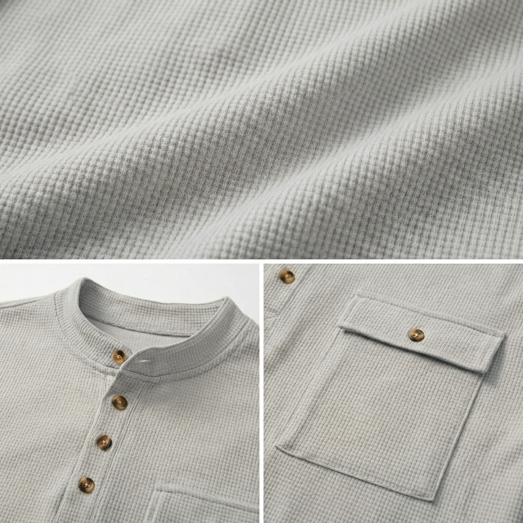 Leone Casual Henley Shirt