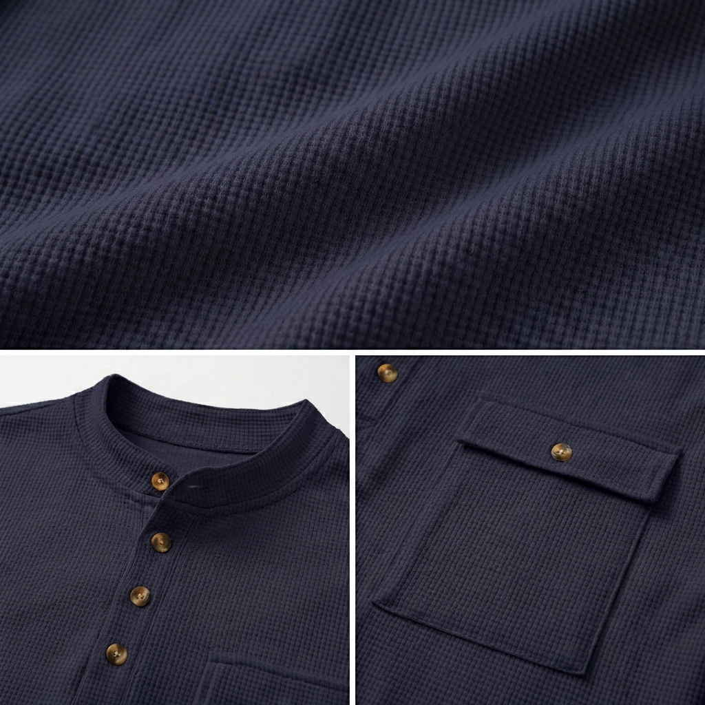 Leone Casual Henley Shirt