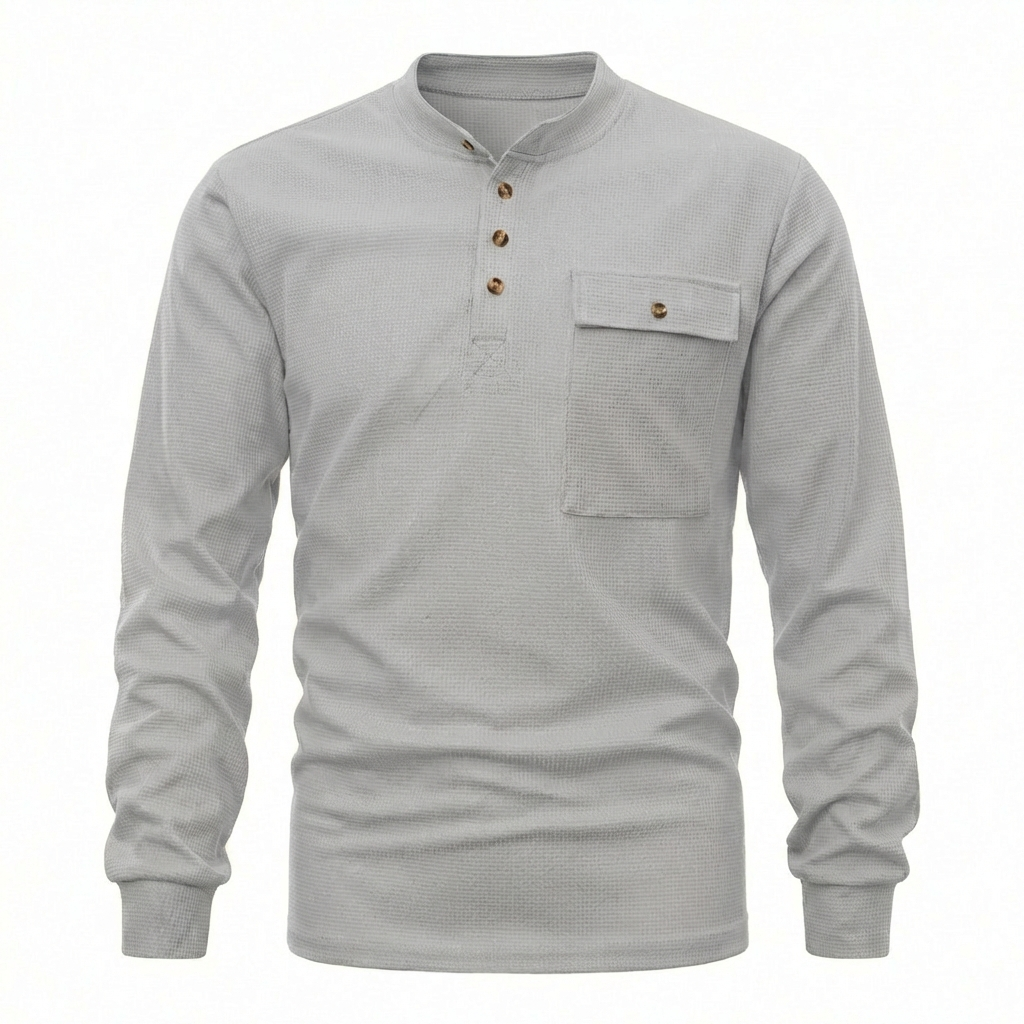 Leone Casual Henley Shirt