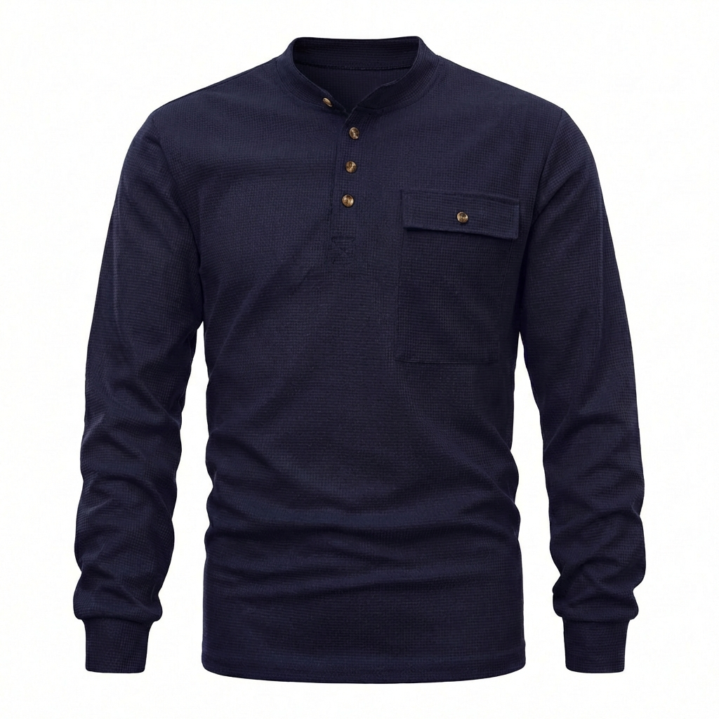 Leone Casual Henley Shirt