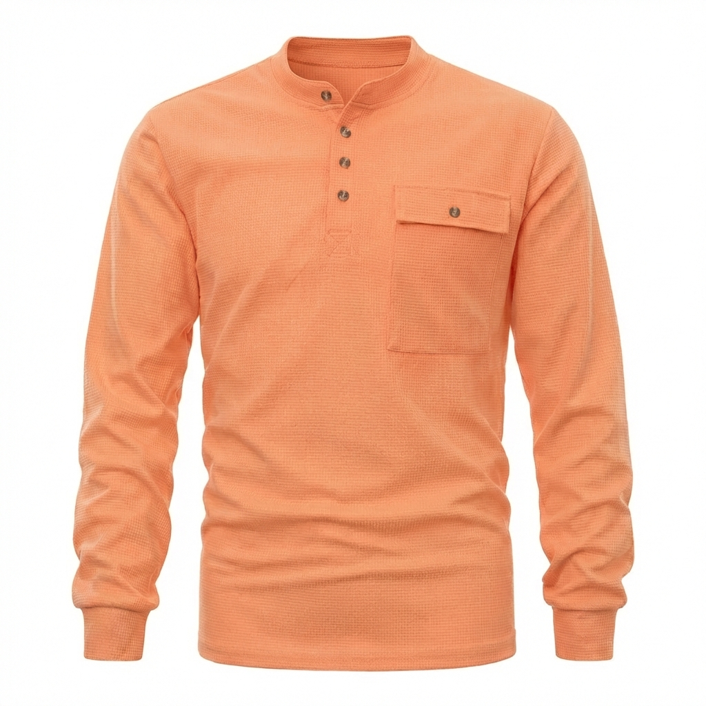 Leone Casual Henley Shirt