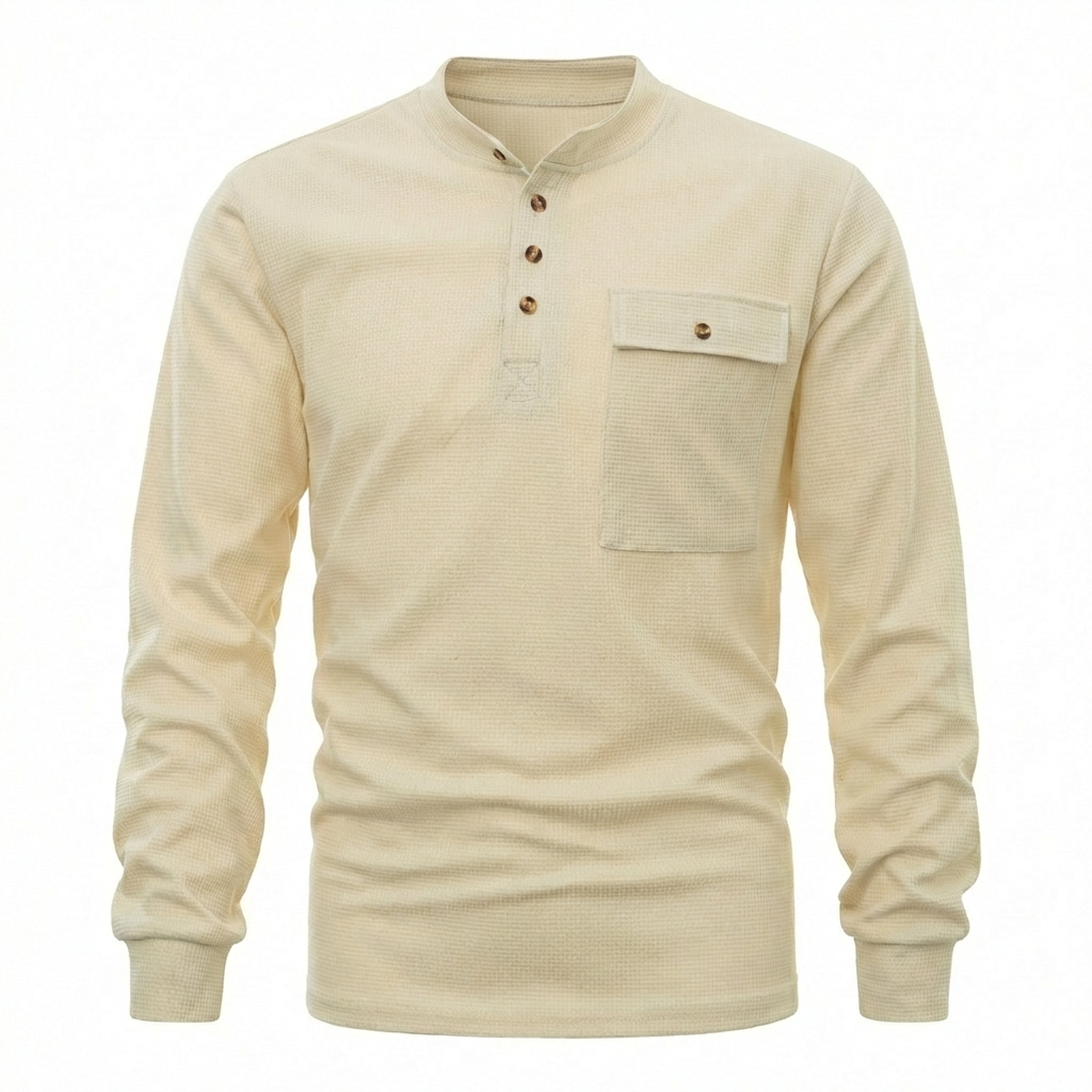 Leone Casual Henley Shirt