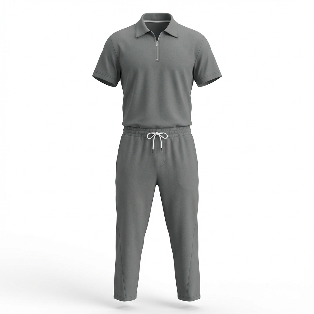 Lirento Short Sleeve Polo and Pants Set
