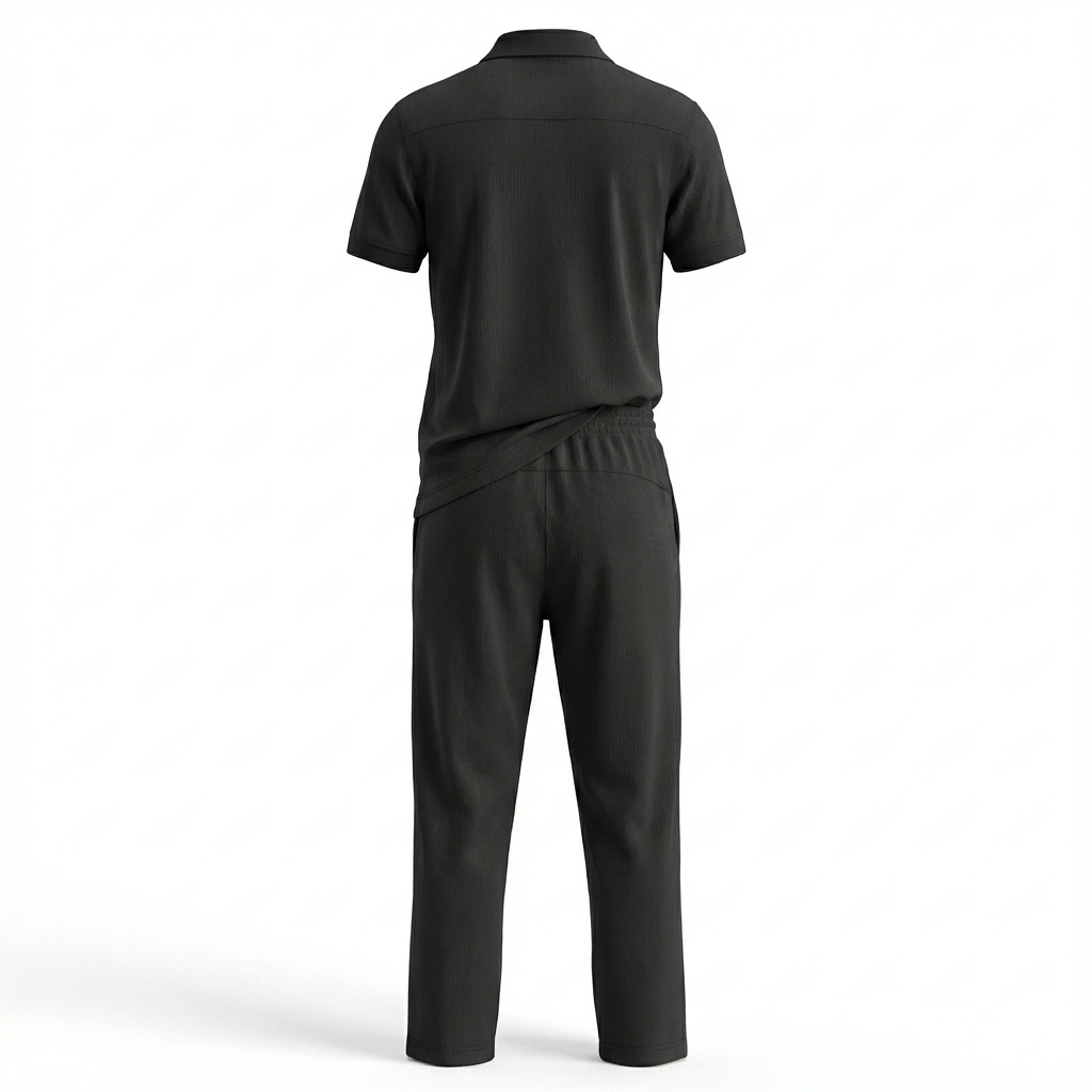 Lirento Short Sleeve Polo and Pants Set