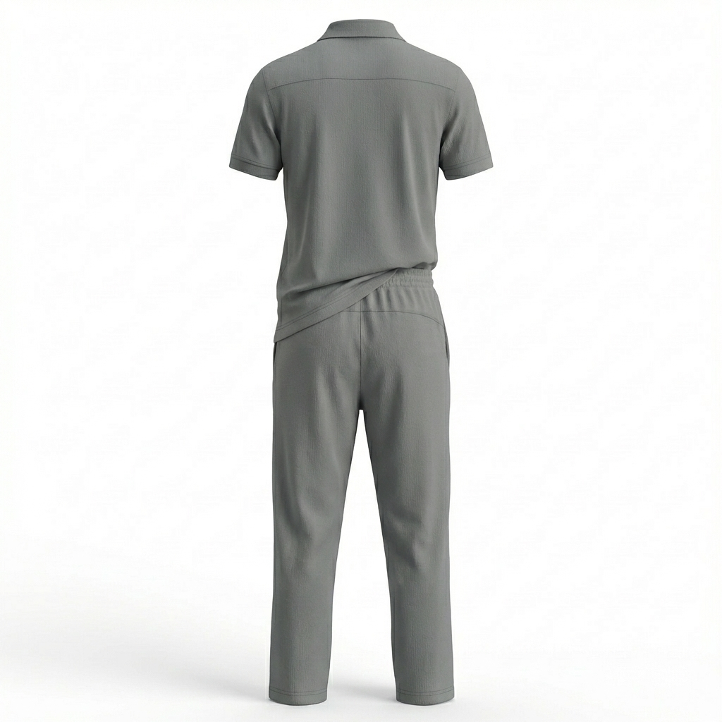 Lirento Short Sleeve Polo and Pants Set