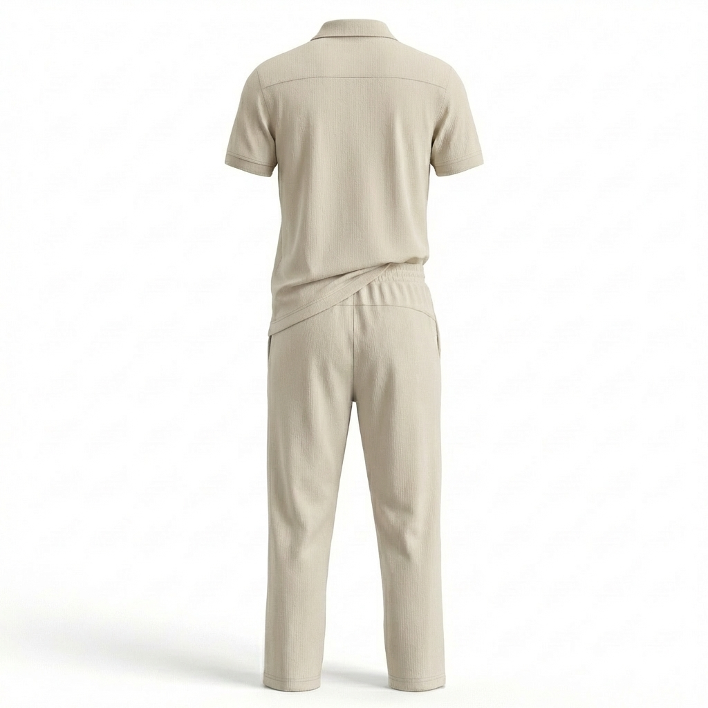 Lirento Short Sleeve Polo and Pants Set