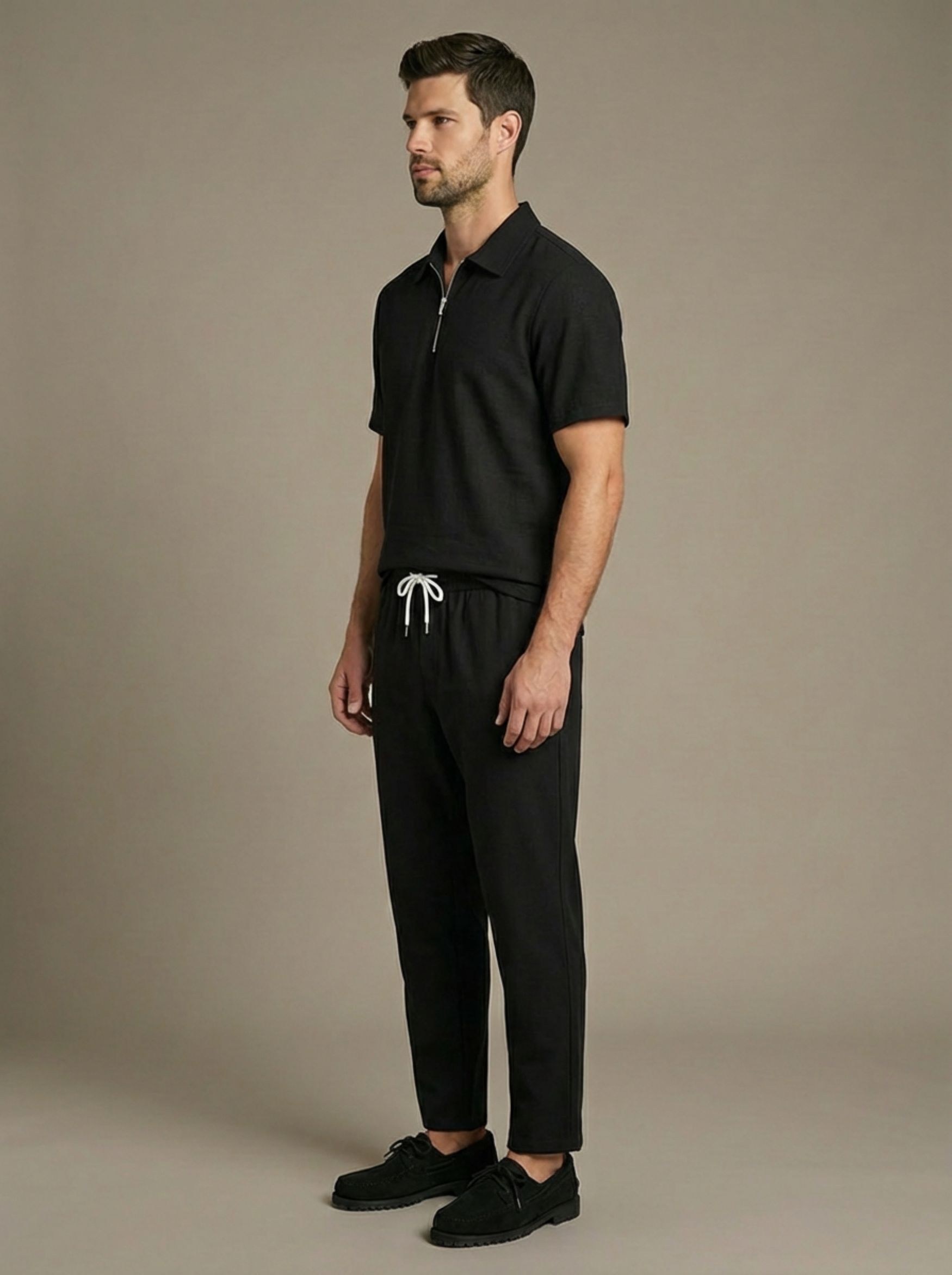 Lirento Short Sleeve Polo and Pants Set