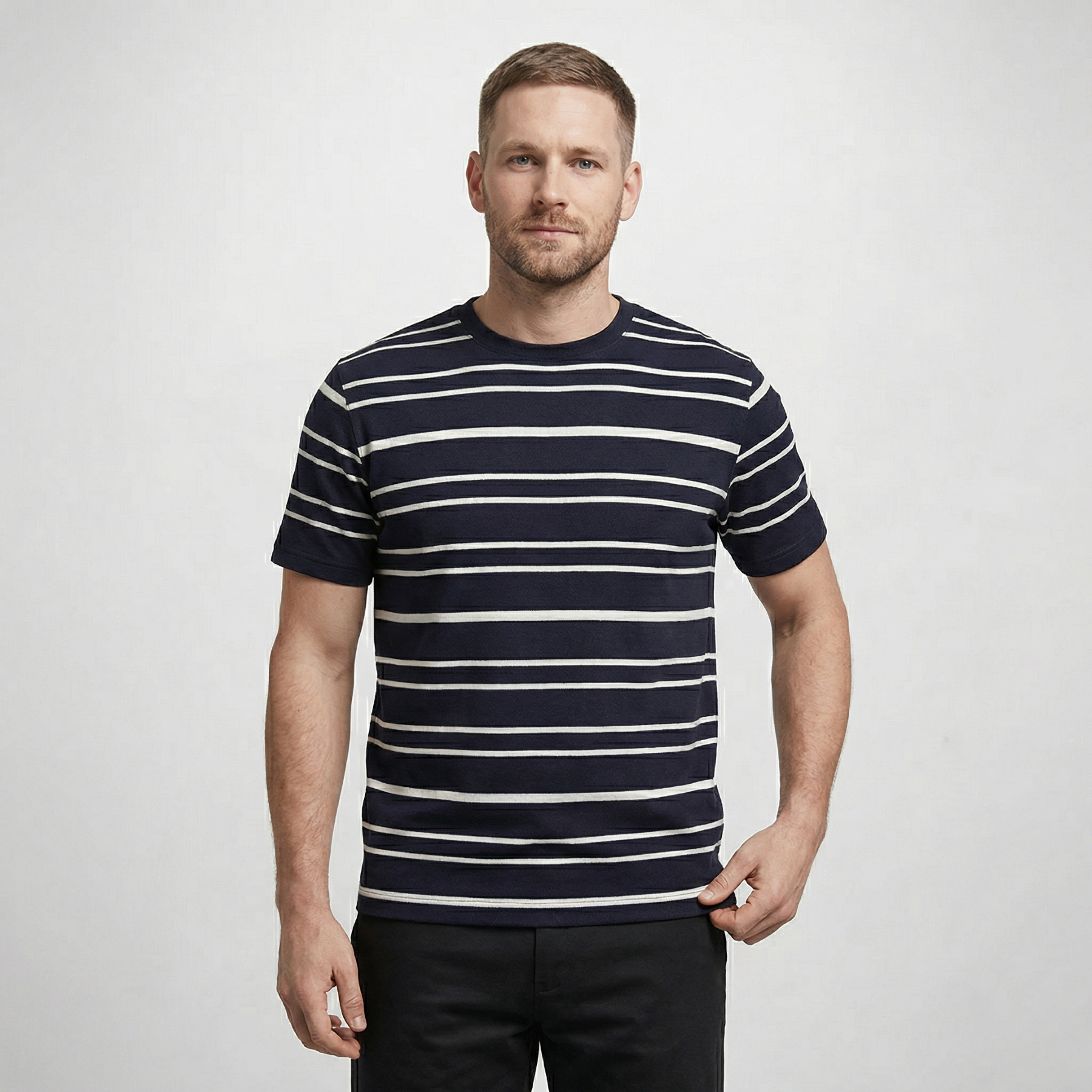 Lorenzo Stripe Short Sleeve Tee