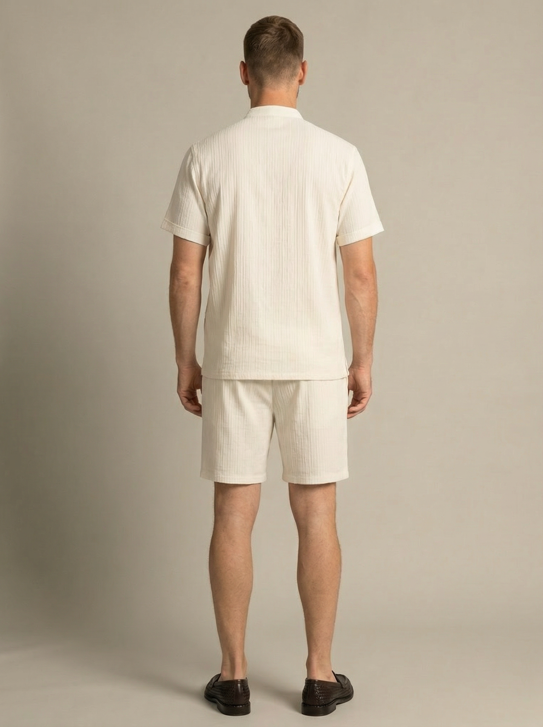 Loria Striped Waffle Set