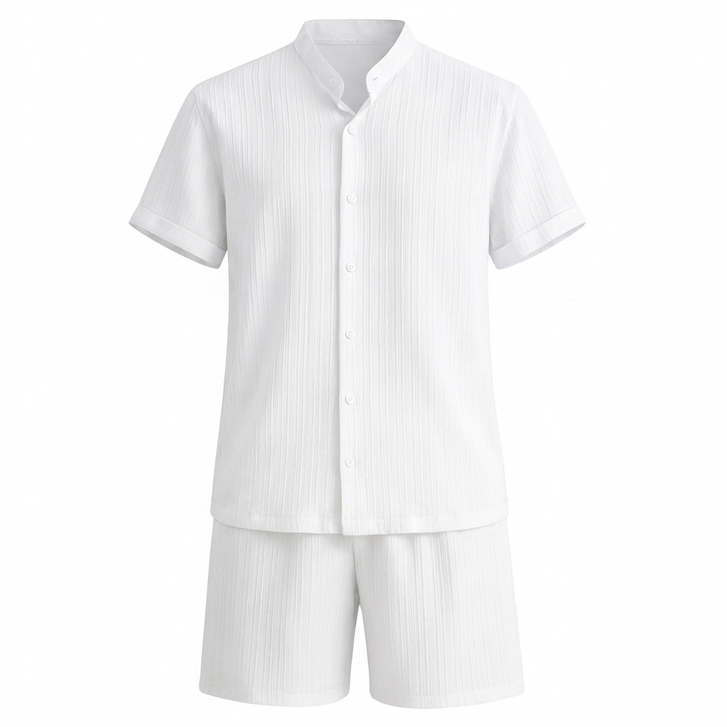 Loria Striped Waffle Set