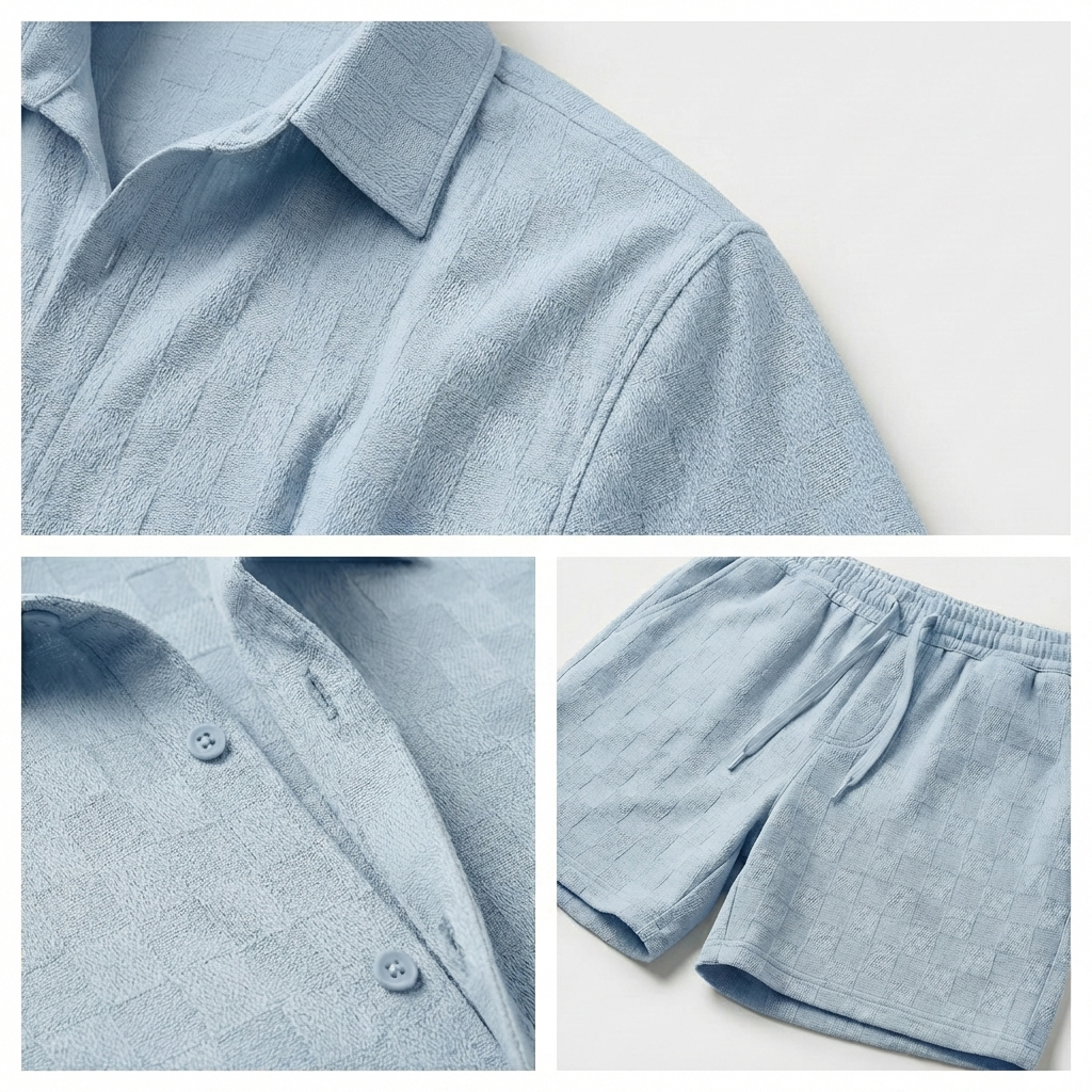 Lucento Shirt and Shorts Set