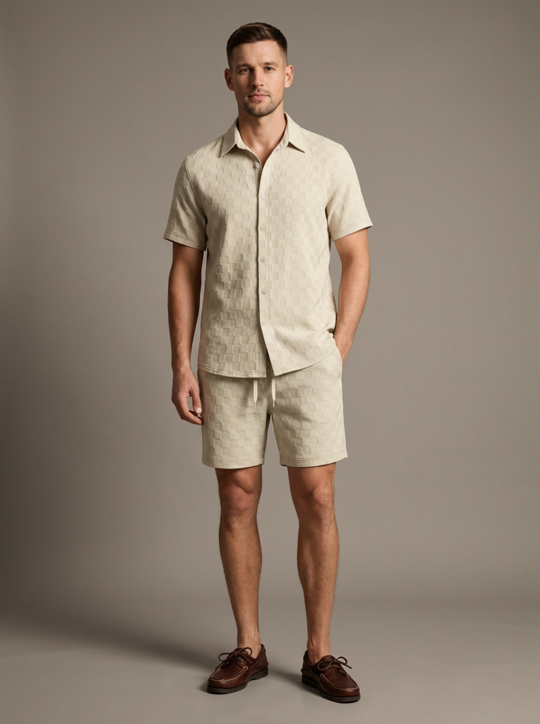Lucento Shirt and Shorts Set