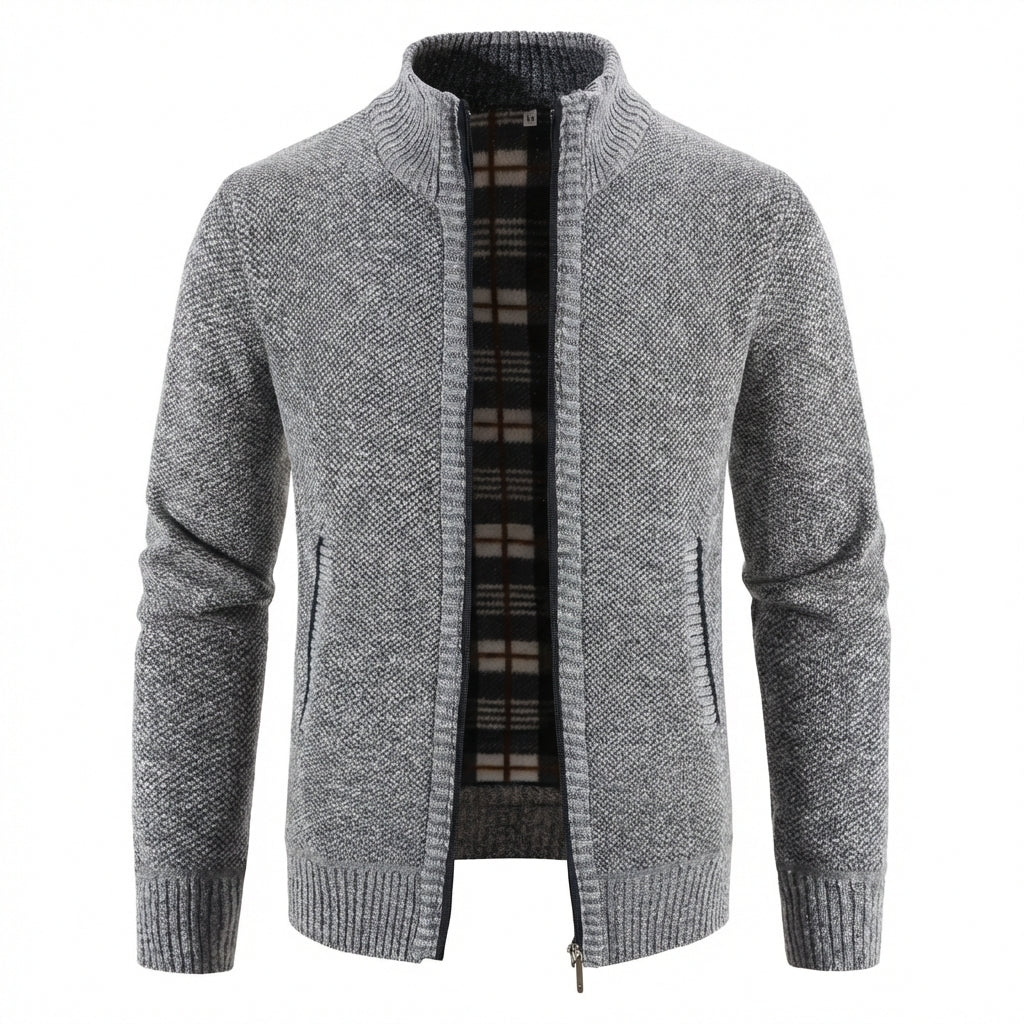 Lucera Textured Zip Cardigan