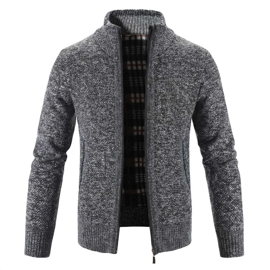 Lucera Textured Zip Cardigan