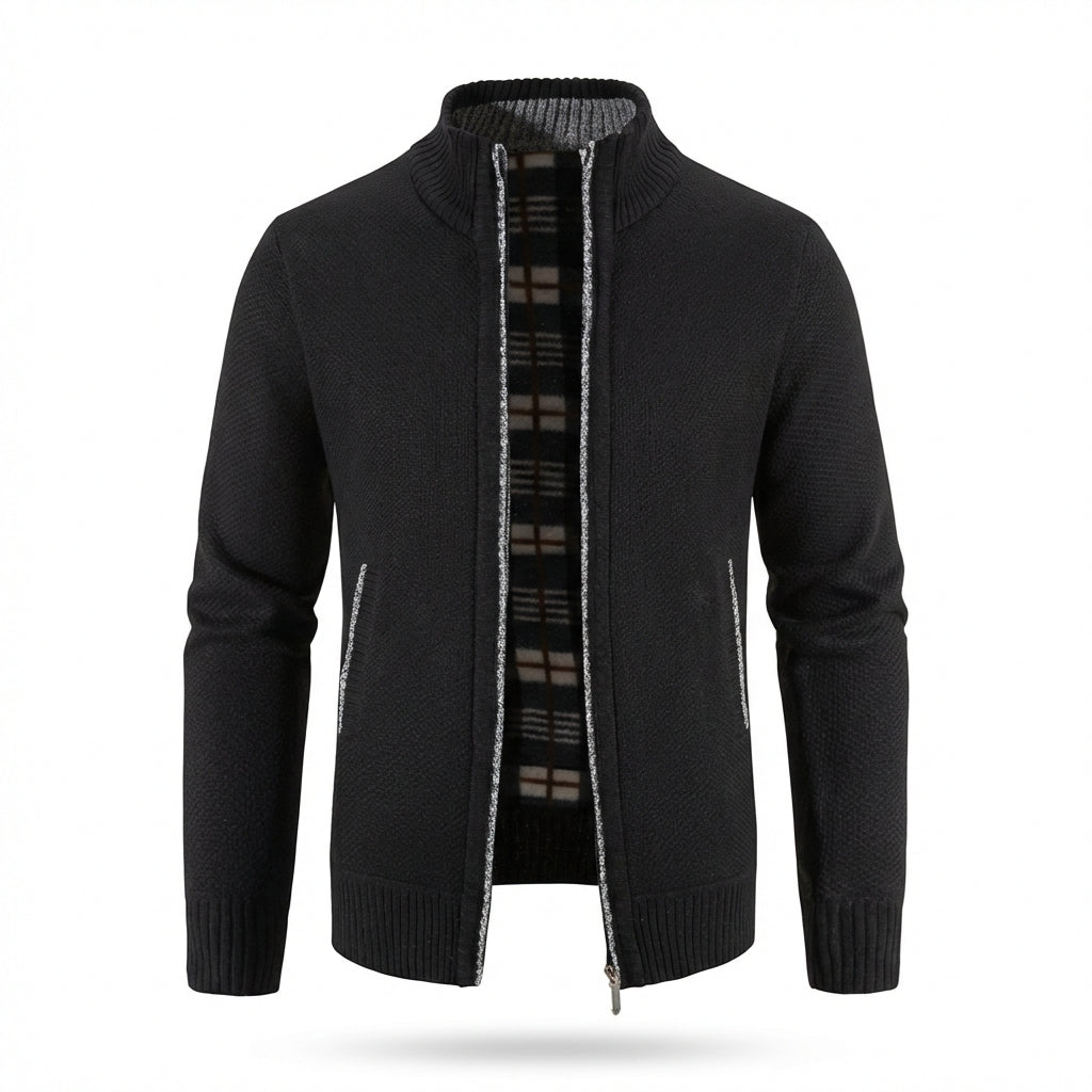 Lucera Textured Zip Cardigan
