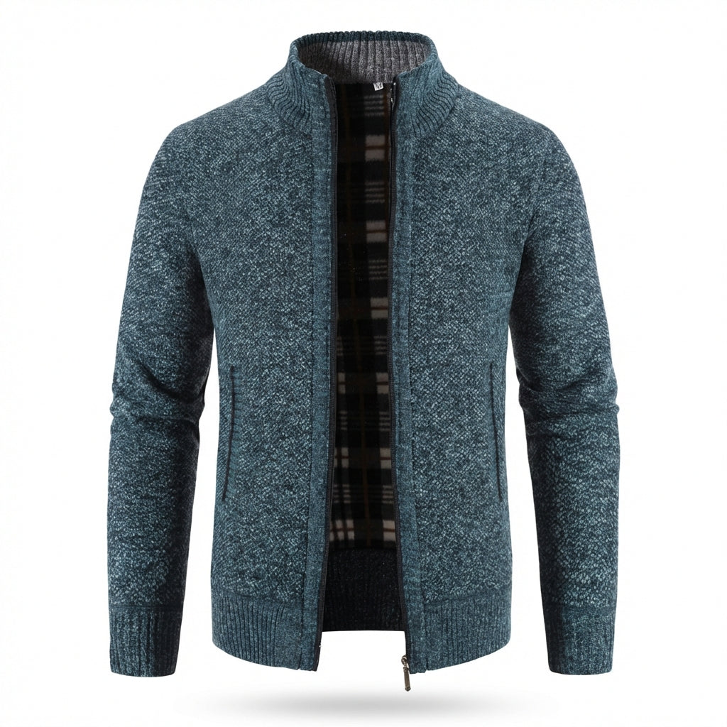 Lucera Textured Zip Cardigan