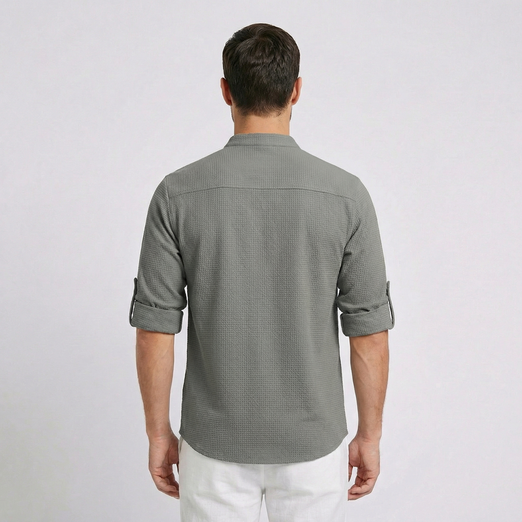 Luciano Half-Button Long Sleeve