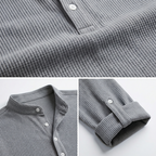 Luciano Half-Button Long Sleeve