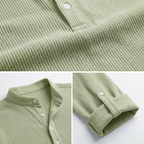Luciano Half-Button Long Sleeve