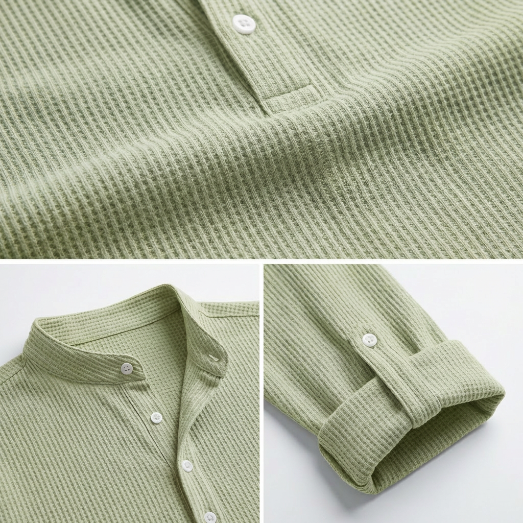 Luciano Half-Button Long Sleeve