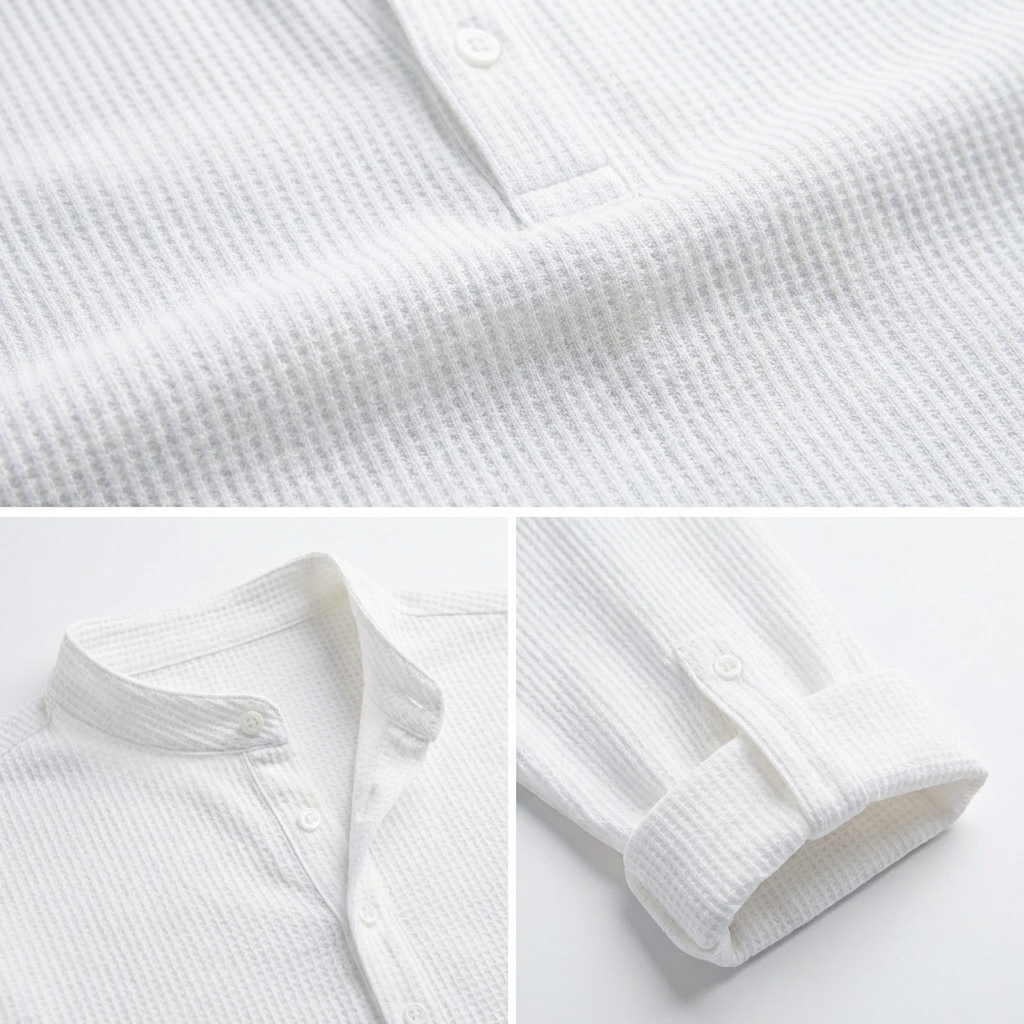 Luciano Half-Button Long Sleeve
