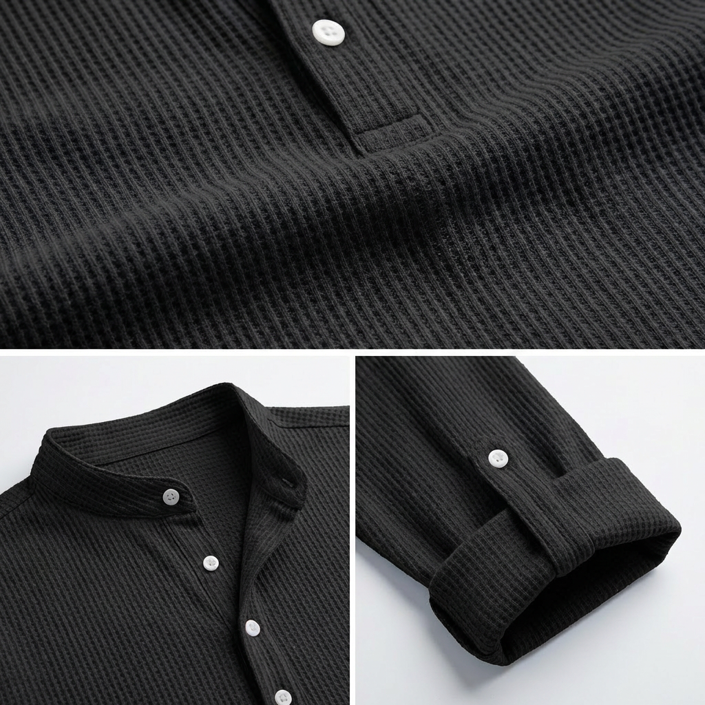 Luciano Half-Button Long Sleeve