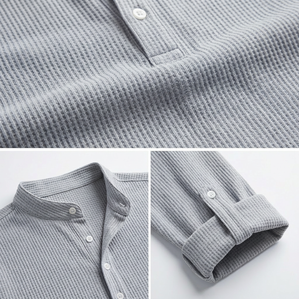 Luciano Half-Button Long Sleeve